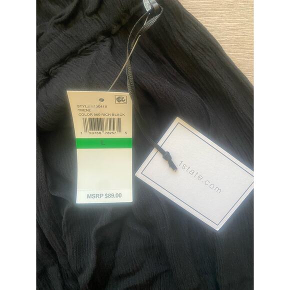 NWT 1.State Midi Black‎ Wrap Skirt Size Large - Picture 4 of 7